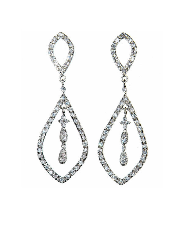 glacier chandelier earrings