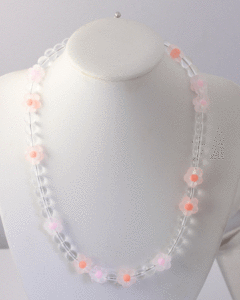 Pretty Posies in pink Necklace - 45cm