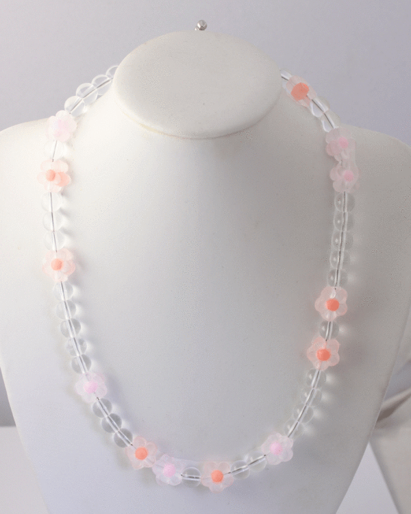 Pretty Posies in pink Necklace - 45cm
