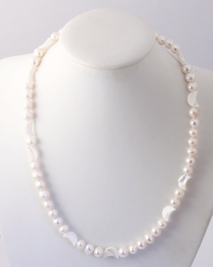 Paris Pattern Tie Necklace with Pink Electroplated Agate main image 0